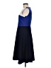 Talbots Outlet Color Block Blue Cocktail Dress Size 6 - photo 5