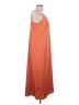 A New Day 100% Polyester Solid Orange Casual Dress Size L - photo 4
