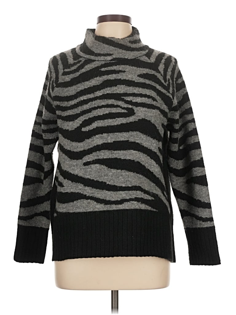 Pre-owned Beachlunchlounge Turtleneck Sweater In Gray