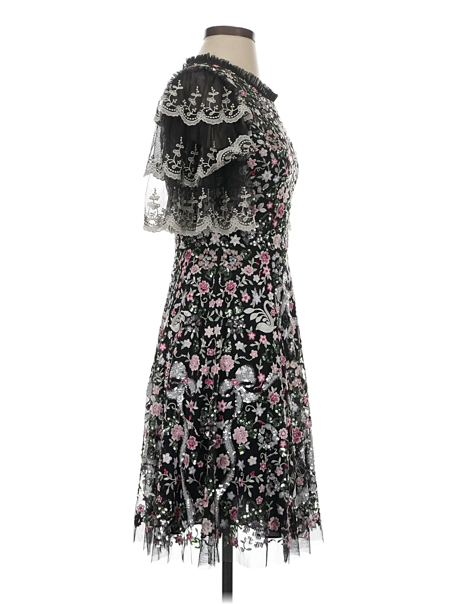 needle and thread black dress Midnight Black Beaded Gown | Liylah