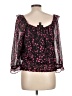 BCX 100% Polyester Pink 3/4 Sleeve Blouse Size L - photo 2