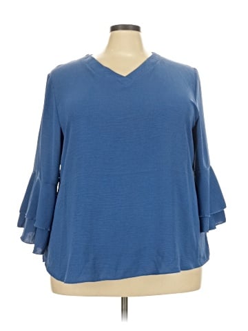 ALTERNATIVE 3/4 Sleeve Top (view 1)