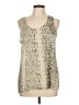 Sabine 100% Polyester Silver Tank Top Size L - photo 1
