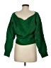 Unbranded 100% Acrylic Chevron-herringbone Green Cardigan Size M - photo 2