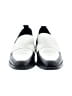 3.1 Phillip Lim 100% Leather White Black Flats Size EU 39 1/2 - photo 2