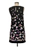 Red Herring 100% Polyester Floral Black Casual Dress Size 8 - photo 2