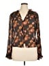 Paige Black Long Sleeve Blouse Size XL - photo 1