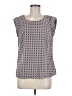 Merona 100% Polyester Gray Sleeveless Blouse Size M - photo 1