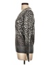 Cato 100% Acrylic Animal Print Gray Pullover Sweater Size L - photo 5