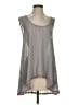 Nick & Mo 100% Polyester Gray Sleeveless Top Size S - photo 1
