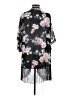 Xhilaration 100% Polyester Black Kimono Size S - photo 2