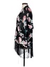 Xhilaration 100% Polyester Black Kimono Size S - photo 5