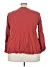 Torrid 100% Rayon Red 3/4 Sleeve Blouse Size 3X Plus (3) - photo 2