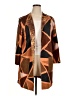 Unbranded Print Brown Coat Size XL (estimated) - photo 1