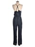 Daniel Rainn 100% Rayon Checkered-gingham Blue Jumpsuit Size M - photo 2