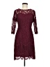 MSLG 100% Polyester Burgundy Cocktail Dress Size M - photo 1