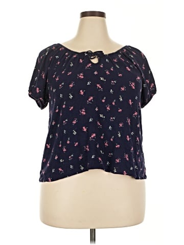 Mudd Short Sleeve Blouse (view 1)