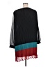 AGB 100% Polyester Color Block Black Casual Dress Size 14 - photo 2