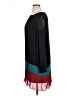 AGB 100% Polyester Color Block Black Casual Dress Size 14 - photo 5