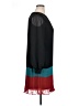 AGB 100% Polyester Color Block Black Casual Dress Size 14 - photo 4