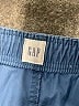Gap 100% Cotton Solid Blue Board Shorts Size M - photo 3