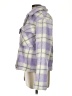 7 For All Mankind 100% Polyester Plaid Purple Pullover Sweater Size S - photo 5