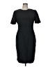 Talbots 100% Silk Solid Black Cocktail Dress Size 16 - photo 1