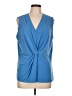 Alfani Blue Sleeveless Blouse Size L - photo 1