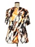 Unbranded Orange Short Sleeve Blouse Size 3XL - photo 2