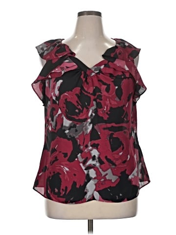AK Anne Klein Sleeveless Blouse (view 1)