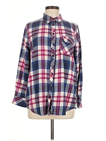 Tolani Long Sleeve Button-Down Shirt (view 1)