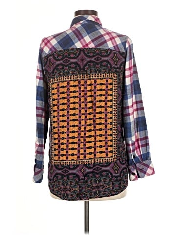 Tolani Long Sleeve Button-Down Shirt (view 2)