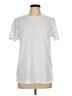Unbranded Solid White Short Sleeve T-Shirt Size L - photo 1