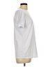 Unbranded Solid White Short Sleeve T-Shirt Size L - photo 4