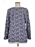 Angels 100% Rayon Blue Long Sleeve Henley Size 1X - photo 2
