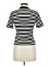 Zara Black Ivory Short Sleeve Top Size M - photo 2