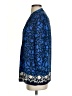 Banana Republic 100% Polyester Blue 3/4 Sleeve Blouse Size S - photo 5