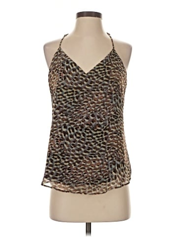 Lavender Brown Sleeveless Blouse (view 1)