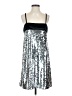 Open Edit 100% Polyester Metallic Silver Cocktail Dress Size S - photo 1