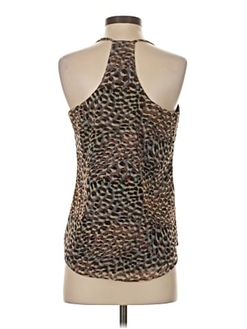 Lavender Brown Sleeveless Blouse (view 2)