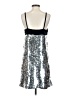 Open Edit 100% Polyester Metallic Silver Cocktail Dress Size S - photo 2