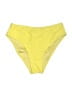 Cupshe Solid Yellow Swimsuit Bottoms Size S - photo 1