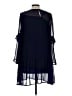 ASOS 100% Polyester Solid Blue Cocktail Dress Size 12 - photo 2