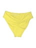 Cupshe Solid Yellow Swimsuit Bottoms Size S - photo 2