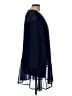 ASOS 100% Polyester Solid Blue Cocktail Dress Size 12 - photo 4