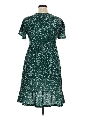 Tickled Teal Casual Dress (view 2)