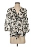 Adrianna Papell 100% Polyester Ivory 3/4 Sleeve Blouse Size S - photo 1