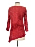 DressBarn Red Long Sleeve Top Size S - photo 2
