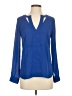 Guess 100% Polyester Blue Long Sleeve Blouse Size XS - photo 1