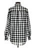 MICHAEL Michael Kors Checkered-gingham Black Long Sleeve Blouse Size M - photo 2